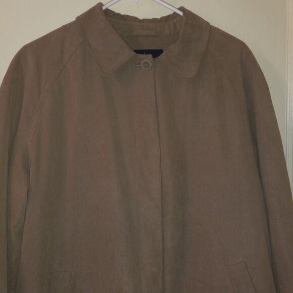 London Fog Large Faux Suede Barn/Chore Coat-Removable Liner-Pockets-Heavyweight - Picture 2 of 10